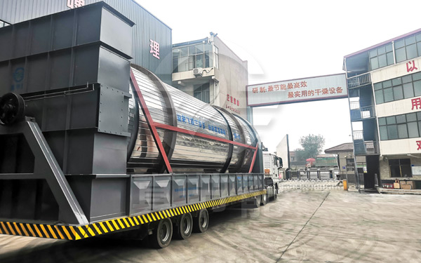 豆渣烘干機發(fā)貨