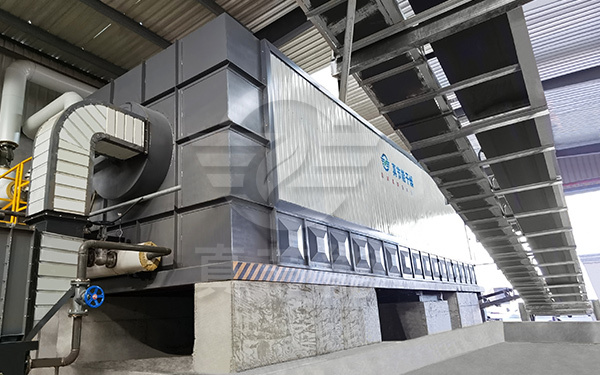 豆腐渣烘干設備運行現(xiàn)場