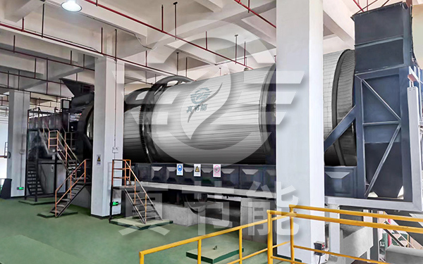 薯渣烘干設備運行現(xiàn)場