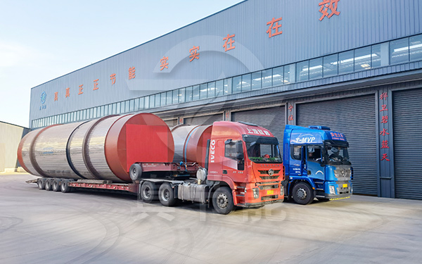 啤酒糟烘干設(shè)備運(yùn)輸現(xiàn)場(chǎng)